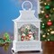 Collections Etc Hand-Painted Lighted Musical Snowman Snow Globe Lantern